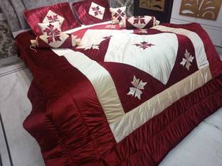 Laying Style Velvet King Sized Bedding Set