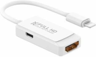 microware Lightning Cable  m 2K Lightning AV to HDMI HDTV Adapter  Digital AV Cable Adapter,Mobile Phone To HDTV Cable - microware :  