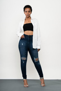 Freakins Slim Women Blue Jeans - Buy 