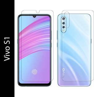 SOLIVAGANT Front and Back Tempered Glass for Vivo S1