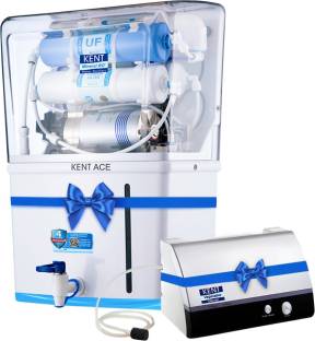 KENT Ace & Vegetable Cleaner 8 L RO + UV + UF + TDS Control + UV in Tank Water Purifier