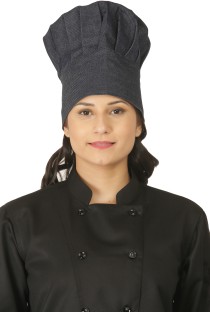 Chef's Hats Chef Cap Skull Cap Chef Hats for Men & Women Chef Beanie Kitchen Beanie Hat for Cooking Black Chef Hat 