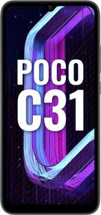 Add to Compare POCO C31 (Shadow Gray, 32 GB) 4.462,589 Ratings & 3,831 Reviews 3 GB RAM | 32 GB ROM | Expandable Upto 512 GB 16.59 cm (6.53 inch) HD+ Display 13MP + 2MP + 2MP | 5MP Front Camera 5000 mAh Lithium-ion Polymer Battery MediaTek Helio G35 Processor 1 Year Warranty for Handset, 6 Months for Accessories ₹6,999 ₹10,999 36% off