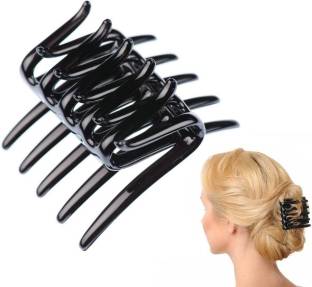 Nyamah sales Two Sides Interlocking Hair Clips Ponytail Holder Butterfly  Hairpins Hair Accessories for Women and Girls Color_Black Pack of 1 Hair  Claw Price in India - Buy Nyamah sales Two Sides