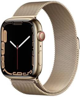Add to Compare APPLE Watch Series 7 GPS + Cellular, MKJY3HN/A 45 mm Stainless Steel Case 4.5853 Ratings & 68 Reviews GPS + Cellular model lets you call, text and get directions without your phone Measure your blood oxygen with an all-new sensor and app Check your heart rhythm with the ECG app The Always-On Retina display is 2.5x brighter outdoors when your wrist is down S6 SiP is up to 20% faster than Series 5 5GHz Wi-Fi and U1 Ultra Wideband chip Track your daily activity on Apple Watch and see your trends in the Fitness app on iPhone With Call Function Touchscreen Watchphone, Notifier, Fitness & Outdoor Battery Runtime: Upto 18 hrs 1 Year Manufacturer Warranty ₹77,900