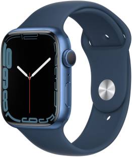 Add to Compare APPLE Watch Series7 (GPS, 45mm) - Blue Aluminium Case with Abyss Blue Sport Band 4.41,187 Ratings & 87 Reviews Attend calls and reply to messages using the GPS model with the latest inbuilt sensor you can measure your level of blood oxygen With an in-built ECG, you can track your heart movements Always-On Display 5GHz Wi-Fi and U1 Ultra Wideband chip use fitness app on your iphone to see your daily activity trends Apple Watch Series 7 With Call Function Touchscreen Notifier, Fitness & Outdoor Battery Runtime: Upto 18 hrs 1 Year Manufacturer Warranty ₹44,900 Free delivery Bank Offer