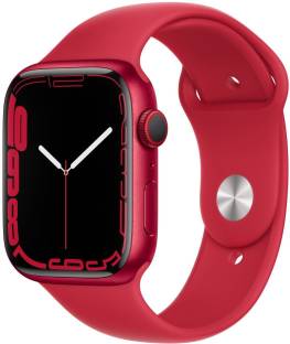 Add to Compare APPLE WatchSeries7(GPS+Cellular-45mm)(PRODUCT)RED AluminiumCase(PRODUCT)RED Sport Band 4.5909 Ratings & 73 Reviews GPS + Cellular model lets you call, text and get directions without your phone Measure your blood oxygen with an all-new sensor and app Check your heart rhythm with the ECG app The Always-On Retina display is 2.5x brighter outdoors when your wrist is down S6 SiP is up to 20% faster than Series 5 5GHz Wi-Fi and U1 Ultra Wideband chip Track your daily activity on Apple Watch and see your trends in the Fitness app on iPhone With Call Function Touchscreen Watchphone, Notifier, Fitness & Outdoor Battery Runtime: Upto 18 hrs 1 Year Manufacturer Warranty ₹53,900 Free delivery Bank Offer