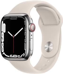 Add to Compare APPLE Watch Series 7 GPS + Cellular, MKHW3HN/A 41 mm Stainless Steel Case 4.5841 Ratings & 67 Reviews GPS + Cellular model lets you call, text and get directions without your phone Measure your blood oxygen with an all-new sensor and app Check your heart rhythm with the ECG app The Always-On Retina display is 2.5x brighter outdoors when your wrist is down S6 SiP is up to 20% faster than Series 5 5GHz Wi-Fi and U1 Ultra Wideband chip Track your daily activity on Apple Watch and see your trends in the Fitness app on iPhone With Call Function Touchscreen Watchphone, Notifier, Fitness & Outdoor Battery Runtime: Upto 18 hrs 1 Year Manufacturer Warranty ₹69,900 Free delivery Bank Offer