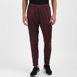 ADIDAS Printed Men Red Track Pants 