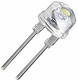 jivith led 8 mm LED Light-Emitting Diodes (white 0.5W) - Pack of 50 Light Electronic Hobby Kit