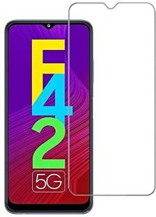 NKCASE Tempered Glass Guard for Samsung Galaxy F42 5G, Samsung Galaxy F42