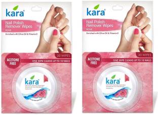 KARA Rose Nail Polish Remover Wipes, 30 Count,(Pack of 2) - Price in India,  Buy KARA Rose Nail Polish Remover Wipes, 30 Count,(Pack of 2) Online In  India, Reviews, Ratings & Features 