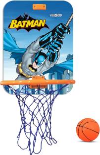 Miss & Chief Batman Licensed Hanging Basket and Ball Set for Kids Basketball