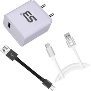 shopbucket Wall Charger Accessory Combo for Micromax Canvas Pace 4G Q416, Micromax Selfie 3 E460.
