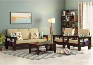 Ananya furniture Fabric 3 + 1 + 1 Sofa Set