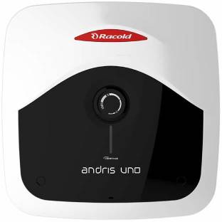 Racold 15 L Storage Water Geyser (Andris Uno, white body with black panel)