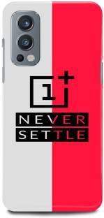 JUGGA Back Cover for OnePlus Nord 2 5G, ONE, PLUS, SIGN, LOGO, NEVER, SETTLE