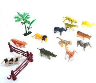 Galactic Animal World 12 Pieces Small Size Animal with Small House - Tree - Wall Set Educational Learning Game for Kids - Animal World 12 Pieces Small Size Animal with Small House - Galactic Animal World 12 Pieces Small Size Animal with Small House - Tree - Wall Set Educational Learning Game for Kids - Animal World 12 Pieces Small Size Animal with Small House -
