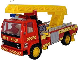 Amisha Gift Gallery Pull Back Action Fire Ladder Toy Truck For Kids And Boys Color May Vary Pull Back Action Fire Ladder Toy Truck For Kids And Boys Color May Vary