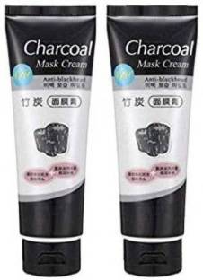 MANMORA Original Charcoal Face Mask Wash Off - No Parabens & Mineral Oils Bamboo - Pack of 1(100G) Face Wash