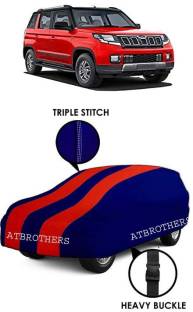 ATBROTHERS Car Cover For Mahindra TUV300, TUV 300 Plus P4, TUV 300 Plus P6, TUV 300 T10 Diesel, TUV 300 T4 Plus Diesel (Without Mirror Pockets)