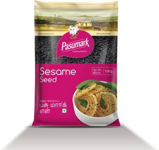 Pasumark Black Sesame Seeds - Sortex Graded, Natural & Healthy - (10 X 100G Pack) Black Sesame Seeds