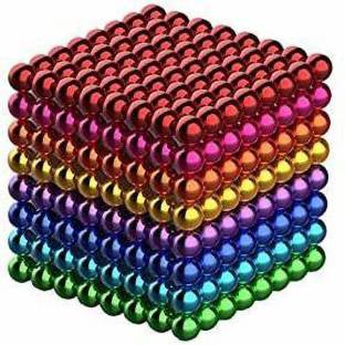 FFC-FASHION FOR CHOICE FFC Balls for Kids Magnetic Stainless Steel Solid Toy 216 Pcs 5MM 8 Colors Magnets Educational Toys 12 Years Old Home Office Decoration & Stress Relief Megnatic Magic