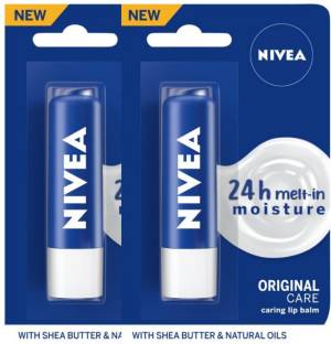 NIVEA Essential Care Lip Balm Combo