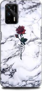 WallCraft Back Cover for Realme X7 Max, RMX3031 MARBLE, ROSE, FLOWER, ABSTRACT, TEXTURE