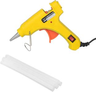 W Wadro 40 WATT Leak Proof Hot Glue Gun Kit|with On/Off Switch|LED Indicator & 5 Adhesive Glue Sticks ...