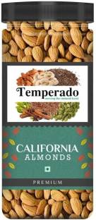 Temperado PREMIUM QUALITY CALIFORNIA ALMONDS| AMERICAN BADAM| JAR PACK 250GM Almonds