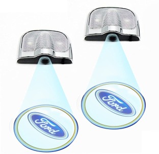 Car Projector Emblem Car Door Logo Light，LED Laser Ghost Shadow Badge Welcome Lamps for Ford Mustang 2 PCS 