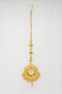 Mansi Jewl Point Alloy Maang Tikka