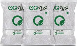 Goshudh Premium Quality White Sugar pack of 3 500g each Sugar