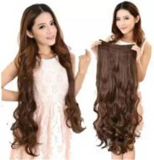 D-DIVINE Stylish Curly Natural Brown Hair Extension