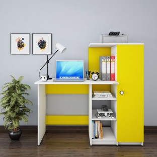 yellow study table