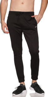 BLUE TYGA Solid Men Black Track Pants 