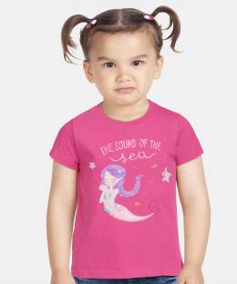 United Colors of Benetton Girls Solid Pure Cotton T Shirt