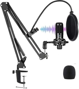 Arm Stand and Shock Mount for Karaoke/YouTube/Gaming Record/Podcasts/Singing etc Neewer USB Microphone Kit 192KHz/24Bit Plug&Play Cardioid Condenser Mic Foam Cap Blue with Monitor Headphones 