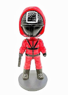 Squid Game Car Decoration Bobblehead 
