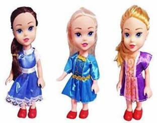WHITE POPCORN Cute Three Sisters Doll Set for Kids Colorful Dress Little  Cute Girl Doll Set - Cute Three Sisters Doll Set for Kids Colorful Dress  Little Cute Girl Doll Set .