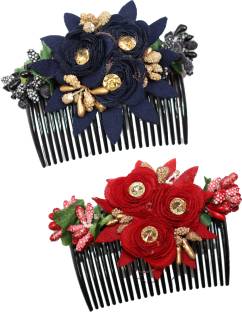 Myra Collection Artificial Flowers Jewellery Hair Comb pin For Women pack  of 2 hair combo Price in India - Buy Myra Collection Artificial Flowers  Jewellery Hair Comb pin For Women pack of