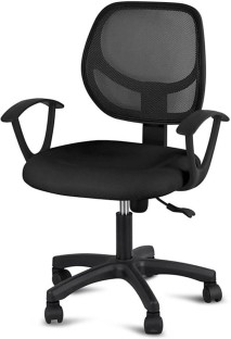 LF-W-118A-BK-GG Black Mesh Computer Chair 