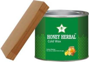 HONEY HERBAL best quality Cold Wax for perfect waxing for arms,legs and under arms(600g) Wax