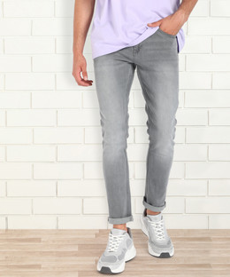 PROVOGUE Slim Men Grey Jeans - Buy 