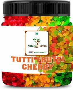 Natural Heaven Multicolor Tutti Frutti | Fresh Cherries for Cakes & Cookies Decoration Cherries