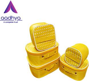 Aavni Multipurpose Set Of 5 Kit Vanity Storage Box Shaving Kit,Ideal for women Vanity Box