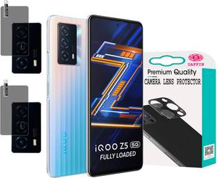 DAFFIN Back Camera Lens Glass Protector for iQOO Z5 5G