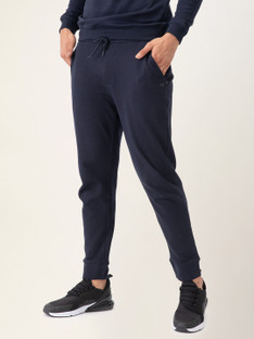 Damensch Solid Men Dark Blue Track 