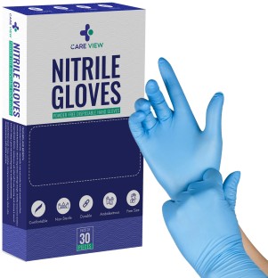 100 Pcs Disposable Gloves Medical Surgical Nitrile Powder Free Non Vinyl Latex 